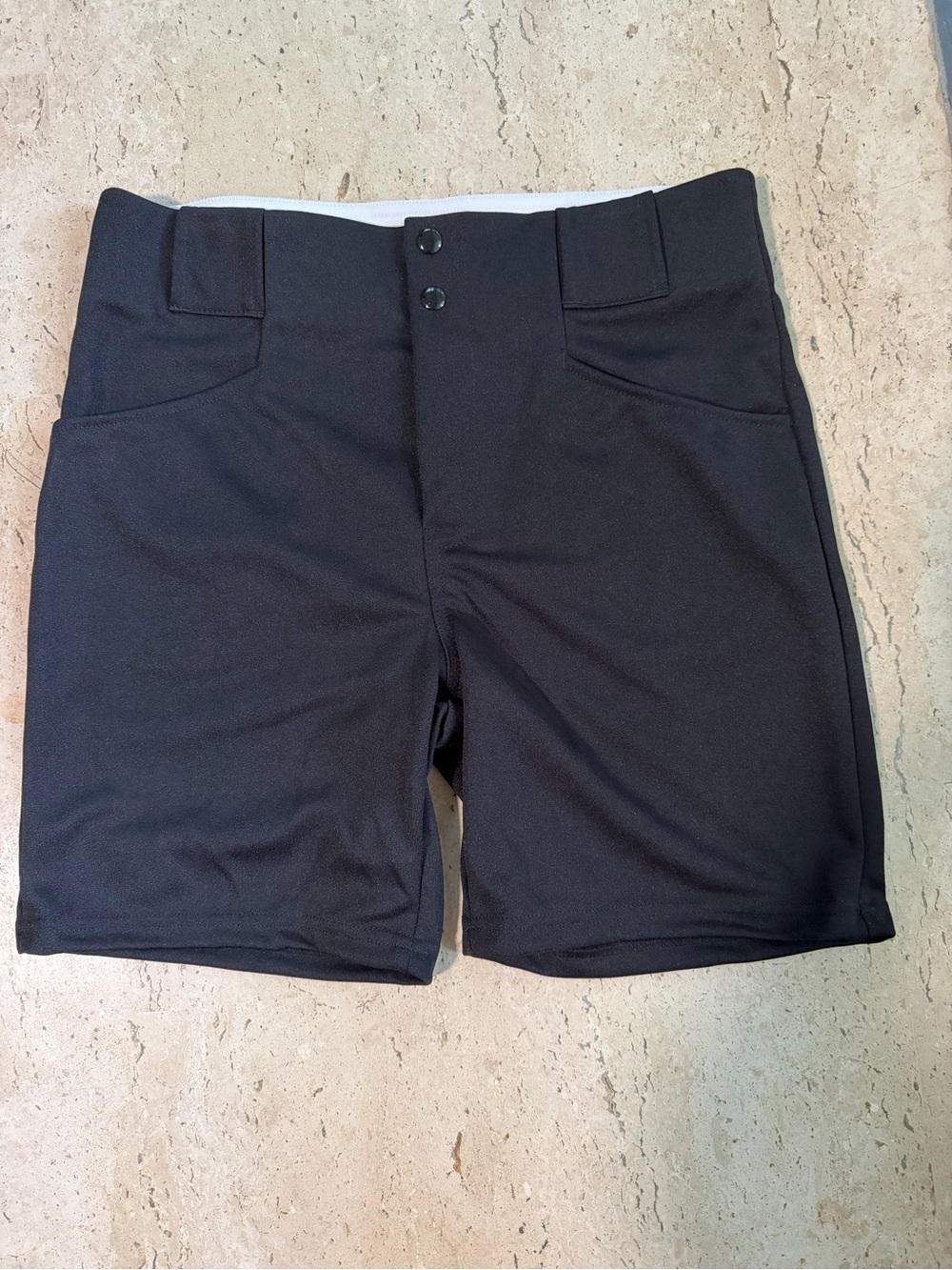 Teamwork Athletic Apparel Vintage 1980s Coach/Referee/Umpire Baseball Shorts Med